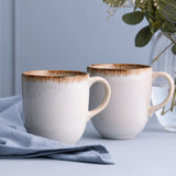 Reactive Cream Mug