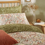 Anika Paisley Printed Soft Touch Single Duvet Cover Set Multi