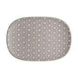 Denby Impressions Pink Accent Medium Oblong Platter