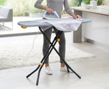 Glide Ironing Board with Compact Legs Grey/Yellow