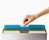 Folio 4 Piece Regular Chopping Board Set Silver