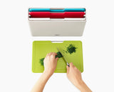 Folio 4 Piece Regular Chopping Board Set Silver