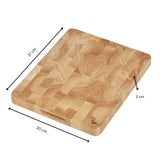 End Grain Rectangular Board in Hevea
