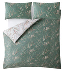 Pussy Willow Fern Green King Duvet Cover Set