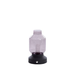 Table lamp LED MEREY glass smoked + matt black