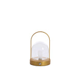 Table lamp LED YEREMI glass clear  antique bronze