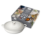 Denby Natural Canvas Cast Iron 30cm Round Shallow Casserole