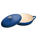 Denby Cobalt Cast Iron Shallow Casserole 30cm