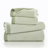 Willow Weave Stripe Hand Towel Sage