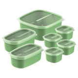 Sage Green Storage Container Set 7Pces