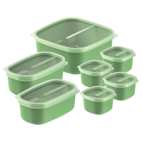 Sage Green Storage Container Set 7Pces