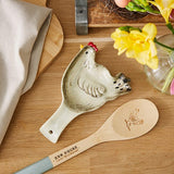Hen House Lane Ceramic Spoon Rest Large