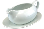Porcelain Gravy Boat with Sauce Plate