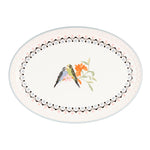 Painted Table Ceramic Oval Platter 36cm