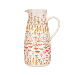 Painted Table Ceramic Pitcher Jug 1.7L