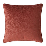 Barley Embossed Terracotta Filled Cushion