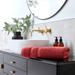 Signum Bath Towel Rouge