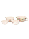 Painted Table Ceramic Measuring Cups