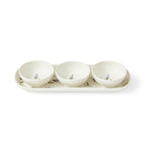 Lavandula 3 Bowl & Tray Set