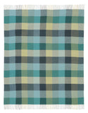 Plaid Green Shades Throw
