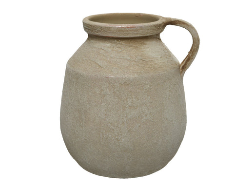 Grey Washed Rustic Terracotta Small Jug