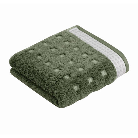 Country Feeling Bath Towel Mud Green