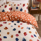 Astrid Reversible Single Duvet Set Multi/Orange