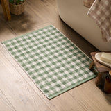 Barton Check Bath Mat Forest
