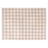 Barton Check Bath Mat Natural