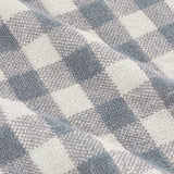 Barton Check Bath Sheet Towel Denim Blue