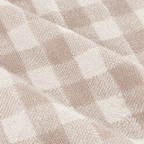 Barton Check Bath Towel Towel Natural