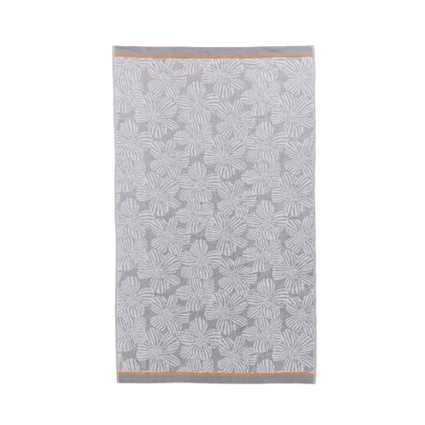 Zenda Hand Towel, White and Grey