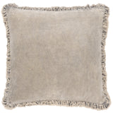 Bertie Velvet Cushion Taupe