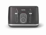 Aura 4 Slice Toaster Grey