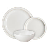 Cotton White 12 Piece Tableware Set
