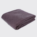 Stonewash Cotton Plum Bedspread - 250 x 260 cm