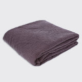 Stonewash Cotton Plum Bedspread - 250 x 260 cm
