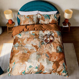 Foresta Super King Duvet Cover Set Terracotta
