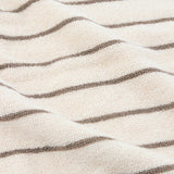 Hebden Narrow Stripe Bath Sheet Mole