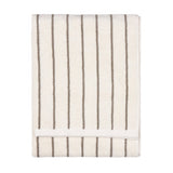 Hebden Narrow Stripe Bath Sheet Mole