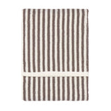 Hebden Stripe Chocolate Hand Towel