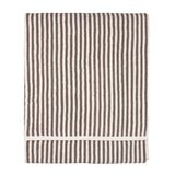 Hebden Stripe Chocolate Bath Towel