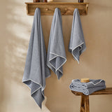 Hebden Textured Waffle Hand Towel Denim Blue