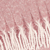 Isla Woven Tasselled Throw Heather