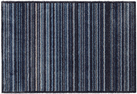 Mayfair Blue Stripes Door Mat