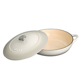 Denby Natural Canvas Cast Iron 30cm Round Shallow Casserole