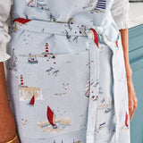 Coastal Boats Adult Apron