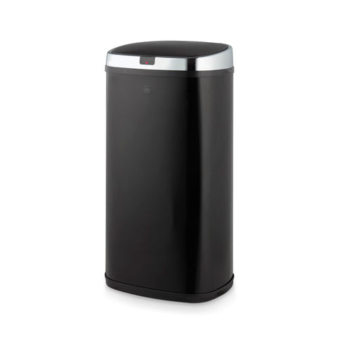 Townhouse 42L Black Square Sensor Bin