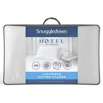 Luxurious Cotton Medium Support Pillow, 2 Pack