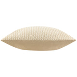 Tryfan Natural Textured  Feather Filled Cushion
